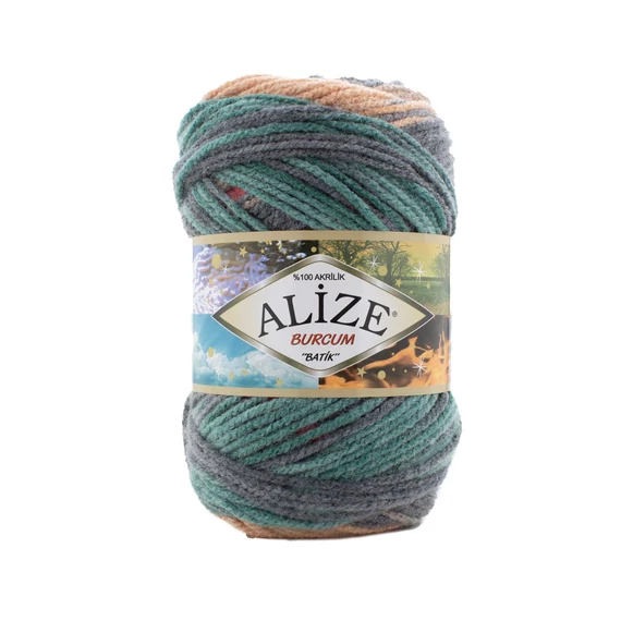 Burcum Batik 7399 - türkiz-drapp-rózsaszín