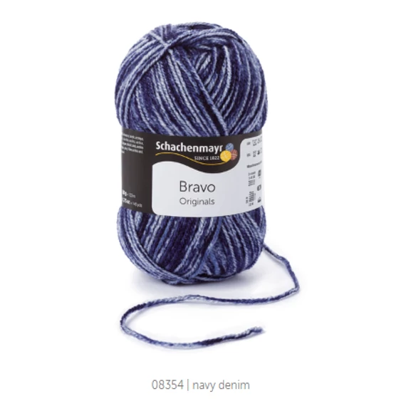 Bravo 8354 - navy denim, kék