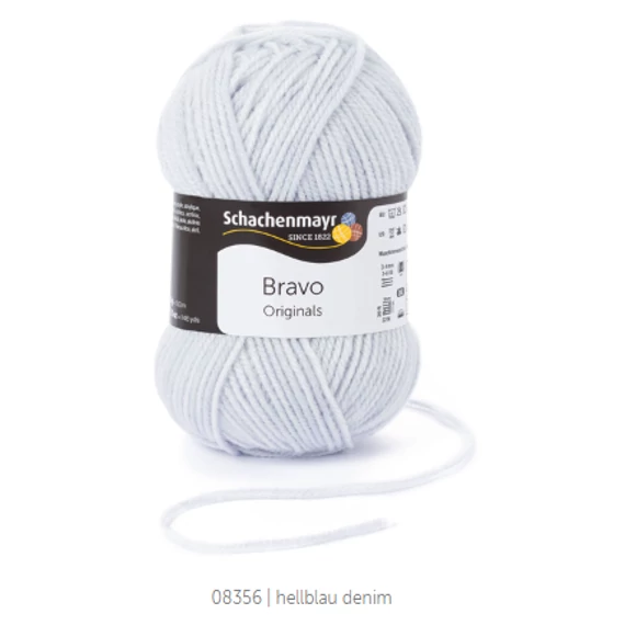Bravo 8356 - hellblau denim, kék