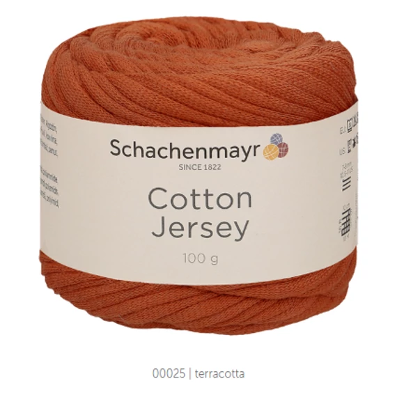 Cotton Jersey 25 - terracotta, piros