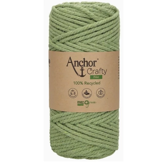 Crafty FINE Macramé 110 - világos zöld