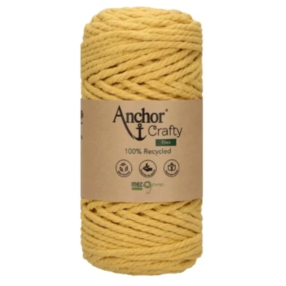 Crafty FINE Macramé 108 mustard
