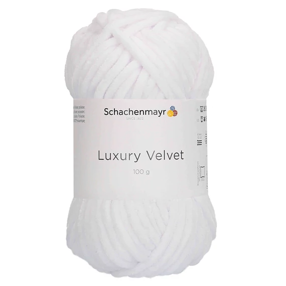 Luxury Velvet 1 - polar bear, fehér