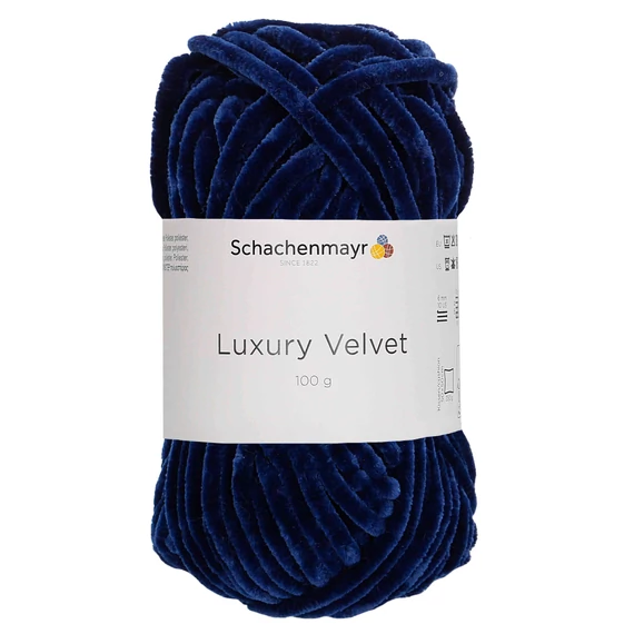 Luxury Velvet 50 - navy, kék