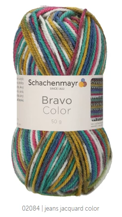 Bravo Color 2084 - jeans jacquard color