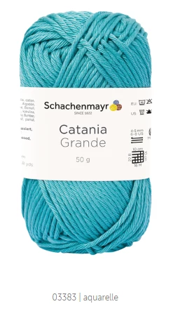 Catania Grande 3383 - aquarelle, türkiz