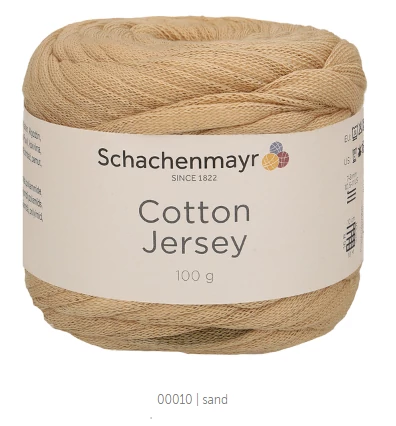 Cotton Jersey 10 - sand, barna