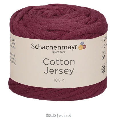 Cotton Jersey 32 - weinrot, bordó