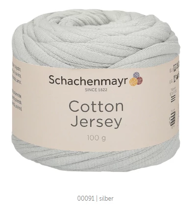 Cotton Jersey 91 - silber, szürke