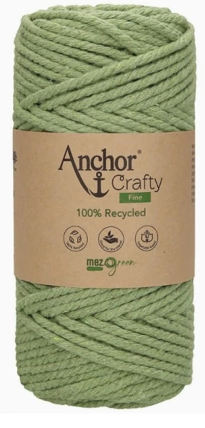 Crafty FINE Macramé 110 - világos zöld